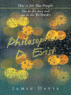 cover image of Philosophers Do Exist